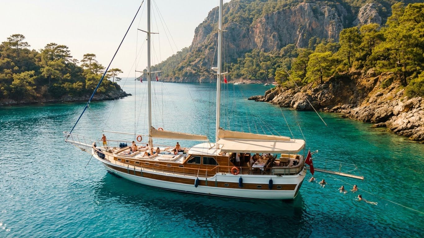 Прогулка на лодке по Фетхие